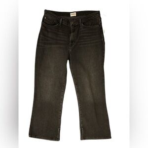 Hudson Jeans Blair High Rise Bootcut Crop - Black